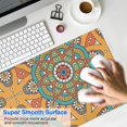 thumbnail image 4 of Functionality Meets Aesthetics: Floral Mandala Mouse Mat - Custom Size, Non-Slip, Stitched Edge, Waterproof, Perfect for Gaming and Office (31.5 X 11.8 Inch), 4 of 7