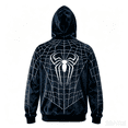 thumbnail image 4 of Boys Hoodies Men Cosplay Hero Hoodie Full Zip Mask Face Graphic Outerwear Perfect for Halloween Theme Party, 4 of 4