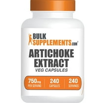 BulkSupplements Artichoke Extract Capsules - 750mg per Serving (240 Capsules)