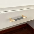 thumbnail image 5 of BE-TOOL 5 Pack Knurled Cabinet Handle 96mm/3.77" Aluminum Alloy Knurled Cabinet Pulls Gold (Screws Included), 5 of 8