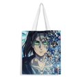 thumbnail image 1 of Attack on Titan Bolso de tela con estampado de lienzo para mujer, bolsa de compras reutilizable y estética, con cremallera interior, regalo para mujer,40*40cm., 1 of 6