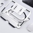 thumbnail image 4 of Ruiboury Ordinateur Portable Support de Support Portable Ergonomique Réglable Ultrabook Stand Argent, 4 of 6