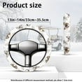 thumbnail image 7 of HUIACONG Beautiful Butterfly 14 Inch Steering Wheel Cover Flannel Warm Golf Car Interior Covers Anti-slip Easy to Install for EZGO Yamaha,Club Car DS & PrecedentClub Cars, 7 of 7