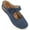 Z-Blue, variant on Ablanczoom Sandals Women Casual Dressy Slippers Comfortable Wedge Platform Sandals for Shoes
