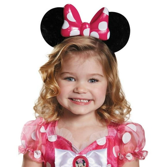 Minnie Pink Light Up Ears Headband Child Costume