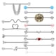 thumbnail image 1 of Pendientes de acero inoxidable Sunnimix para Piercing Corporal, 1 of 8