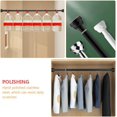 thumbnail image 3 of Zerodeko Porte-Vêtements Grand Autocollant Mural Séchage Extensible Rangement Tension Ménage Poteau Réglable pour Tringle Rétractable en Acier Inoxydable, 3 of 8