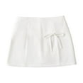 thumbnail image 5 of 2025 Women’s Bow-Tie Waist Bodycon Mini Skirt – Sweet & Sexy Stretchy Spandex Pencil Skirt, 5 of 8