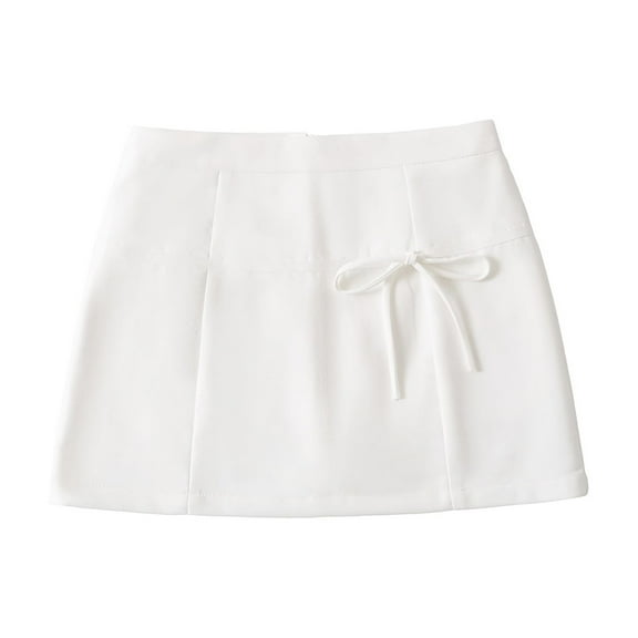 2025 Women’s Bow-Tie Waist Bodycon Mini Skirt – Sweet & Sexy Stretchy Spandex Pencil Skirt