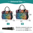 thumbnail image 4 of FORMRS Insulated Lunch Bag for Work School Unisex Large Capacity Cooler with Shoulder Strap, Colorful Dragon Scales Pattern, 4 of 6