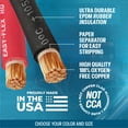 thumbnail image 2 of Cable de soldadura TemCo calibre 2 AWG 25 pies negro + 25 pies rojo, 2 of 9