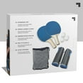 Sharper Image 7Piece Retractable Tabletop Tennis Game Set, Play Almost