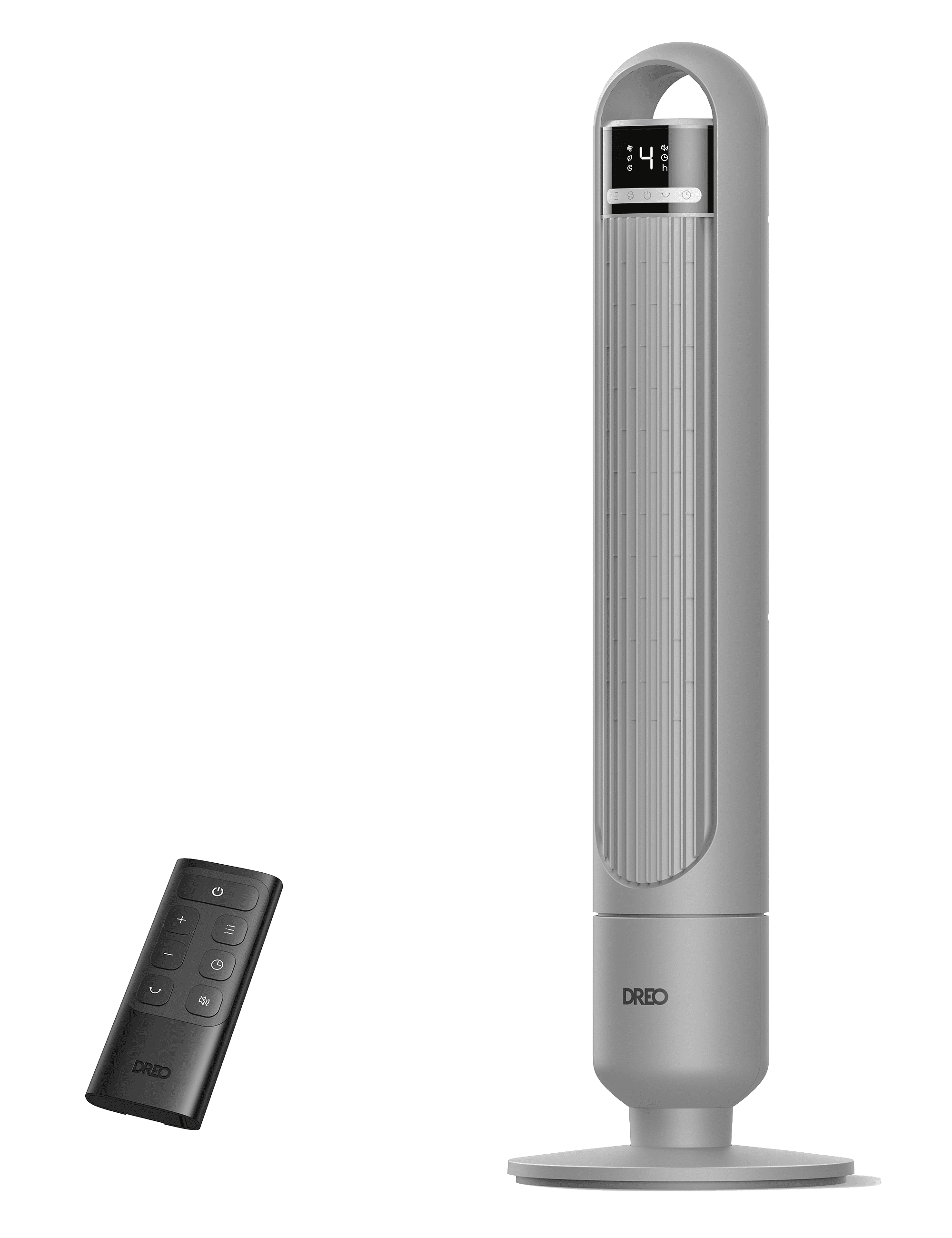 Dreo Tower Fan for Bedroom, 90° Oscillating Standing Fans for Room with 4 Speeds, 3 Modes, 28dB Quiet for Sleep, 25ft/s Velocity, 8H Timer, Remote, Living Room, Office, Home, Black, TF117