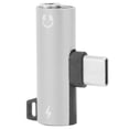 thumbnail image 1 of Hifi TypeC To 3.5mm Headphone Adapter  2 In 1 Jack HIFI Audio With PD Fast, 1 of 8