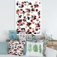 thumbnail image 3 of Designart 'Modern Flower In Red Blue and Orange' Bohemian & Eclectic Framed Art Print, 3 of 4