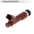 thumbnail image 4 of Inyector de combustible Unique Bargains para Toyota Yaris 1.5L 2005-2013 Coincidencia de flujo de boquilla NO.23209-21060 1 Pcs Motor, 4 of 7