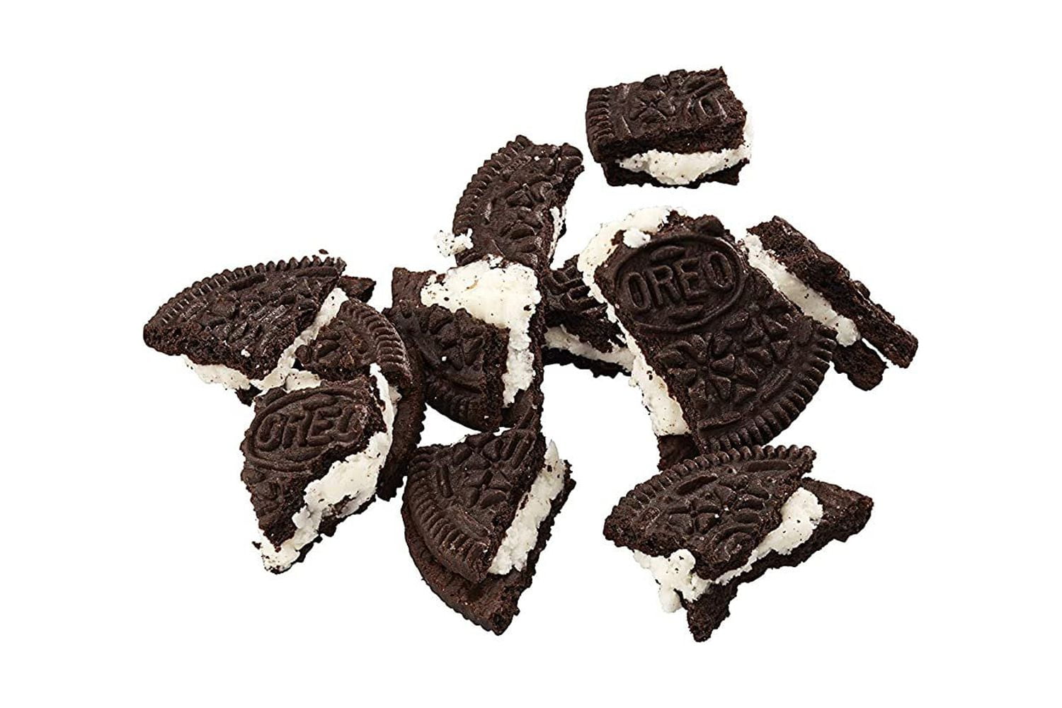 Oreo Cookies Pieces, Medium, 16-Ounce Packages Pack of 12
