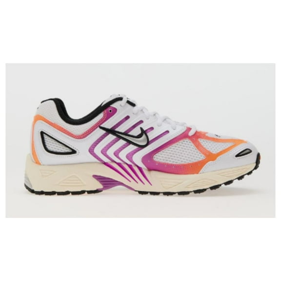 Nike Running Air Peg 2K5, White, Pink & Orange, 14 Mens