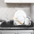 thumbnail image 6 of T-fal Microfiber Dish Drying Mat Reverses to Mesh, 2 Piece Set, Black, 6 of 7