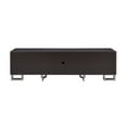 thumbnail image 3 of Bowery Hill Modern Rectangular Wood TV Stand with Drop-Down Door in Dark Walnut, 3 of 7