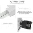thumbnail image 3 of FESTFENDS 1Set Computer Tower Stand Accessories For Main Frame In Silver Color With Enhanced Functionality, 3 of 8