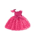 thumbnail image 4 of Girls' Princess Dress Sleeveless Tulle Dress with Bowknot and 3D Butterfly Appliques for Special Occasions and Parties, 4 of 4