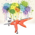 thumbnail image 3 of Soporte para mango de aerógrafo perfecl Naranja, 3 of 8