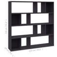 thumbnail image 7 of Veryke 12-Cube Reversible Bookcase Open Shelf, Modern Utility Storage Organizer for Home Office - Grey, 7 of 7