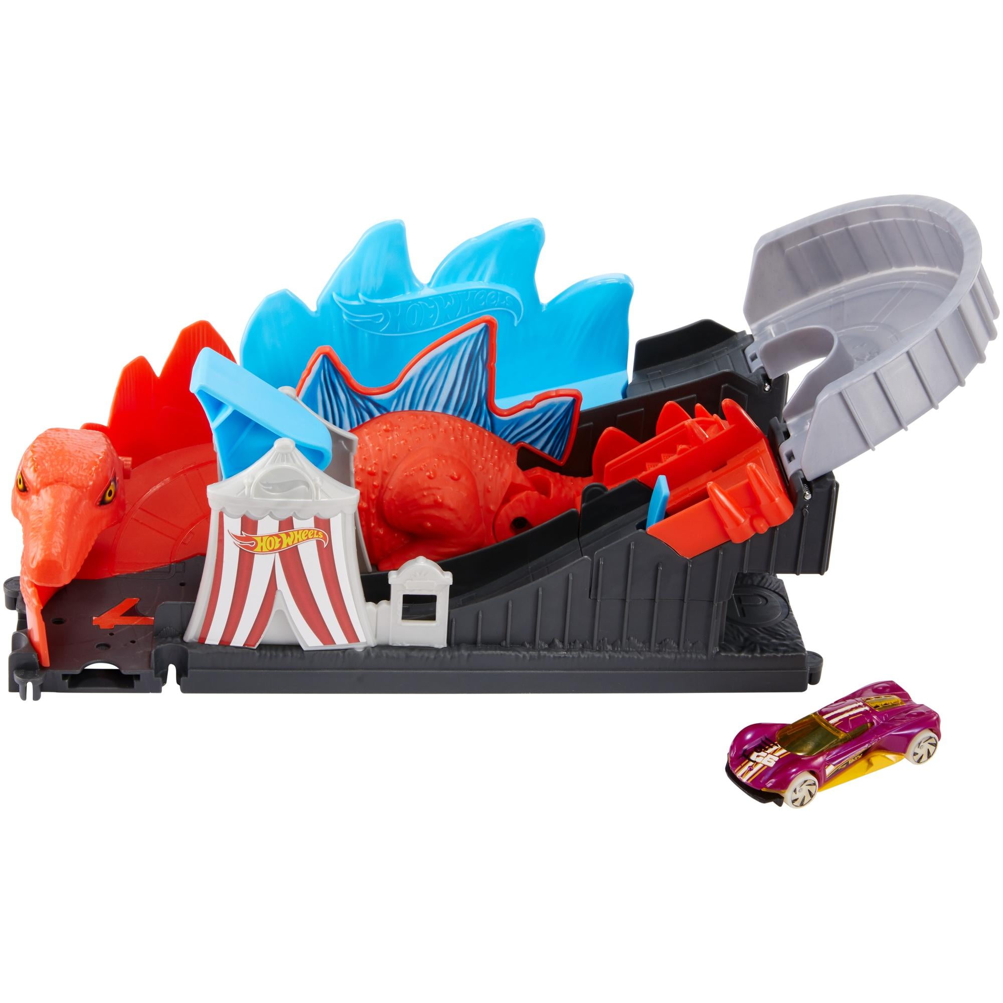 dinosaur hot wheels track walmart