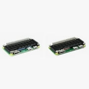 Waveshare مخصص تسخين الألومنيوم ل Raspberry Pi Zero Series Zero / Zero 2 W