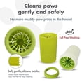 thumbnail image 5 of Limpiador Portátil para Patas Dexas Verde Pequeño, 5 of 5