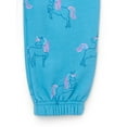 thumbnail image 3 of Garanimals Toddler Girl Print Fleece Joggers, Sizes 2T -5T, 3 of 3