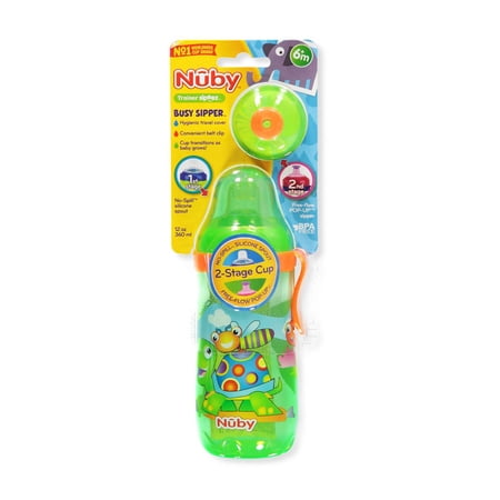 Nuby Busy Sipper Cup (12 oz.) - lime, one size