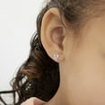 thumbnail image 3 of Boucles d'Oreilles à Vis Unicorn Colorées en Or Jaune 14k pour Jeunes Filles et Préadolescentes, 3 of 8
