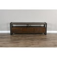 thumbnail image 3 of Pemberly Row 78" Transitional Wood TV Console in Tobacco Leaf, 3 of 5