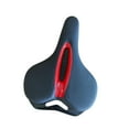 thumbnail image 4 of Almohadilla para asiento de bicicleta, sillín de bicicleta, resistente al desgaste, ergonómico, portátil, hueco, cojín para asiento de ciclismo, rojo, 4 of 8