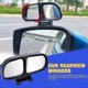 thumbnail image 3 of Wide Angle Safety Mirrors for Vehicles, 2 Pack Car and Truck Blind Spot Auxiliary Side Mirrors with Small Spot Reflectors, 3 of 5