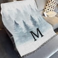thumbnail image 5 of Woven Blanket Throw Personalized Photo Blanket Woven Customized Gifts for Family Friends Co-Workers on Birthday Anniversary Christmas Soft and Lightweight Blanket Woven with Fringe Blankets, 5 of 5
