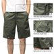 thumbnail image 2 of Mens Cargo Shorts con Bolsillos Color Sólido Rodilla Longitud Cortos Al Aire Libre, Desgaste Deportivo Casual Resistente a la Abrasión, 2 of 8