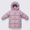 thumbnail image 2 of Shadoumai Toddler Girls Winter Coat Jacket Outwear Clothes Warm Overcoat Snowsuit Puffer Parka Lined Hood Kids, 2 of 4