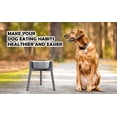 thumbnail image 6 of SHAINFUN Elevated Dog Bowls, 11in Tall Raised Dog Bowl Stand, Metal Adjustable Width Tall Elevated Dog Bowls for 7-10.6" Bowls, for Large Dogs (Bowl Not Included), 6 of 8