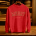 thumbnail image 4 of Wdgfv Girls Christmas Sequins Sweatshirts Merry Glitter Patch Crewneck Sweater Xmas Long Sleeve Pullover Top Red 11-12 Years, 4 of 5