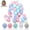 50 Balls, Macaron Colors, variant on 50 Soft Plastic Ball Pit Balls for Kids, Gift for Baby Toddler Birthday Christmas, Ball Pit Play Tent, Baby Kiddie Pool Water Toys, Party Decoration