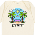 thumbnail image 4 of Inktastic Summer Vacation in Key West Boys or Girls Long Sleeve Baby Bodysuit, 4 of 5