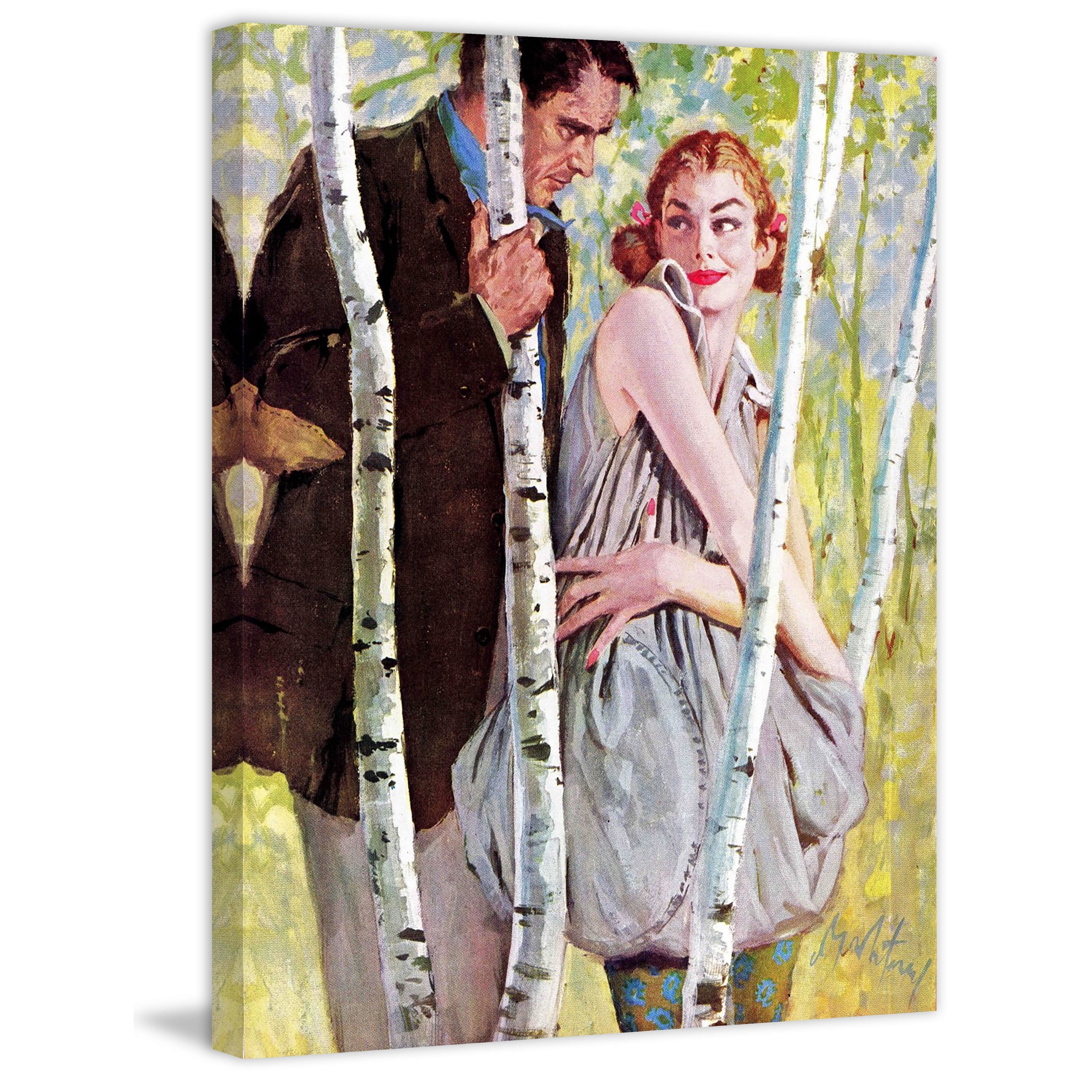 Marmont Hill "The Susceptible Scientists" by Coby Whitmore Painting Print on Canvas