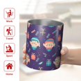 thumbnail image 5 of Christmas 12oz Stainless Steel Coffee Mug – Double-Wall Insulated Cup with Spill-Resistant Lid, 360° Full-Print Design, Keeps Drinks Hot & Cold for Home, Office, Travel, Thanksgiving, Xmas, 5 of 5
