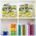 thumbnail image 7 of FREEAMG Yellow Lemons Storage Basket, Durable Canvas Organizer With Handles Large Collapsible Storage Bins Boxes for Home Office - 1 Pack, 7 of 7