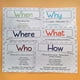 thumbnail image 1 of 6 tarjetas de palabras de preguntas en inglés YONGSHENG decoración de aula Tamaño A4, 1 of 5
