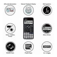 thumbnail image 2 of 991EX Scientific Calculator with Large Digital Display and 552 Functions Suitable for middle school, high school, and college students. Solar-powered, 2 of 5