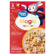 Great Value Magic Treasures Whole Grain Oat with Marshmallow Cereal, 11.5 oz